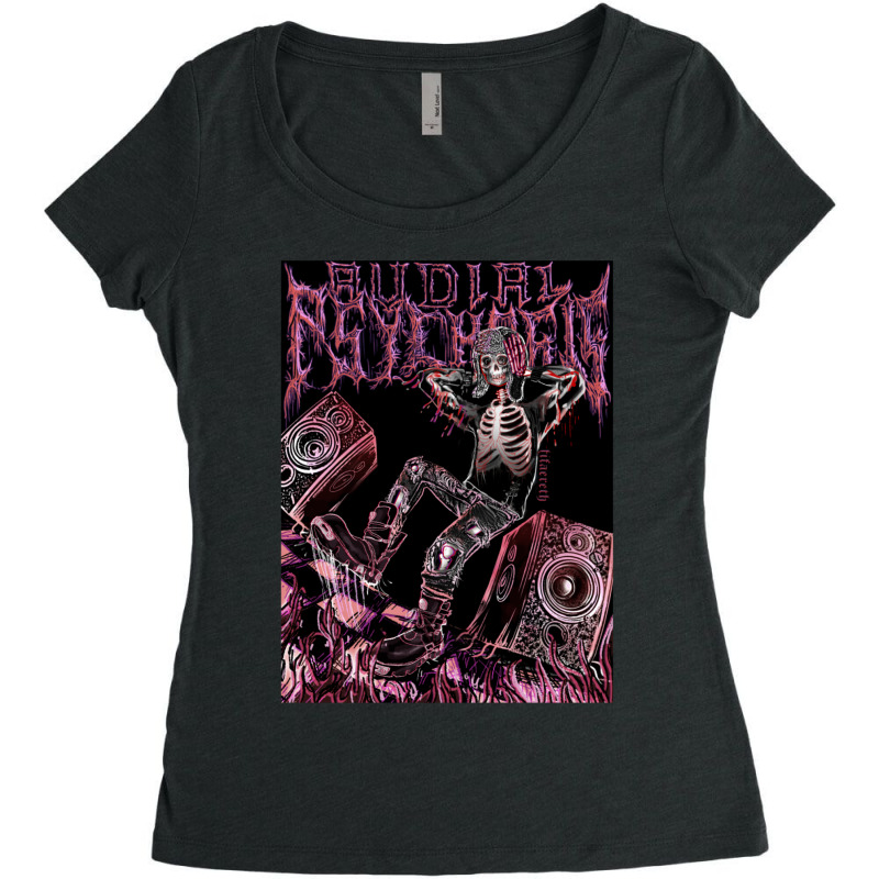 Audial Psychosis Women's Triblend Scoop T-shirt by SoniaAlt | Artistshot