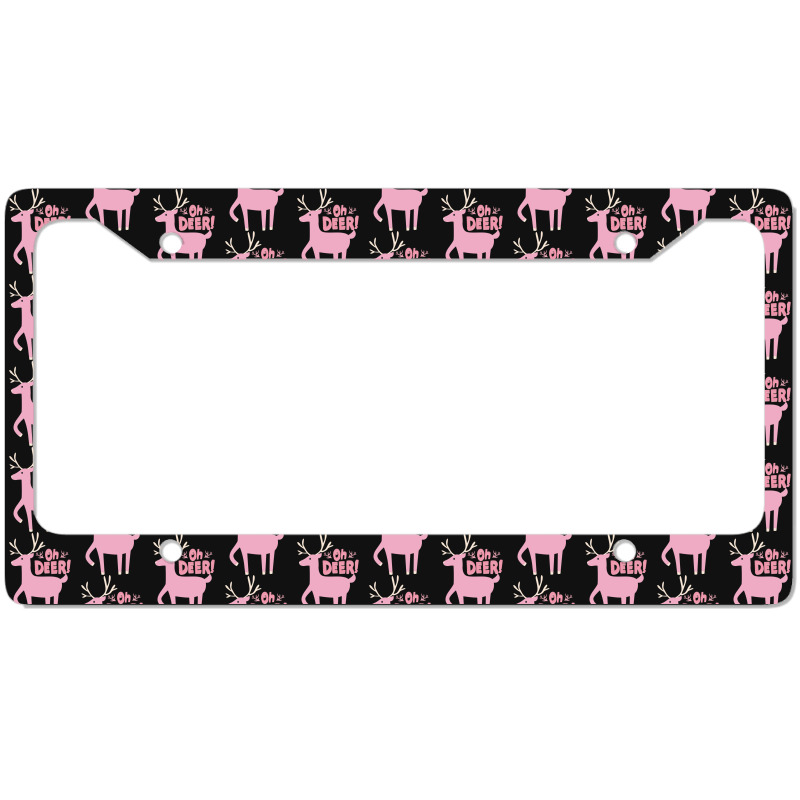 Oh Deer License Plate Frame | Artistshot