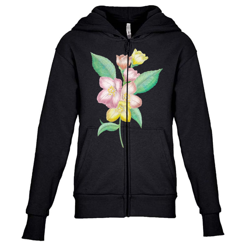 Botanical Dream Youth Zipper Hoodie by brumfieldportillo7vlpq8 | Artistshot