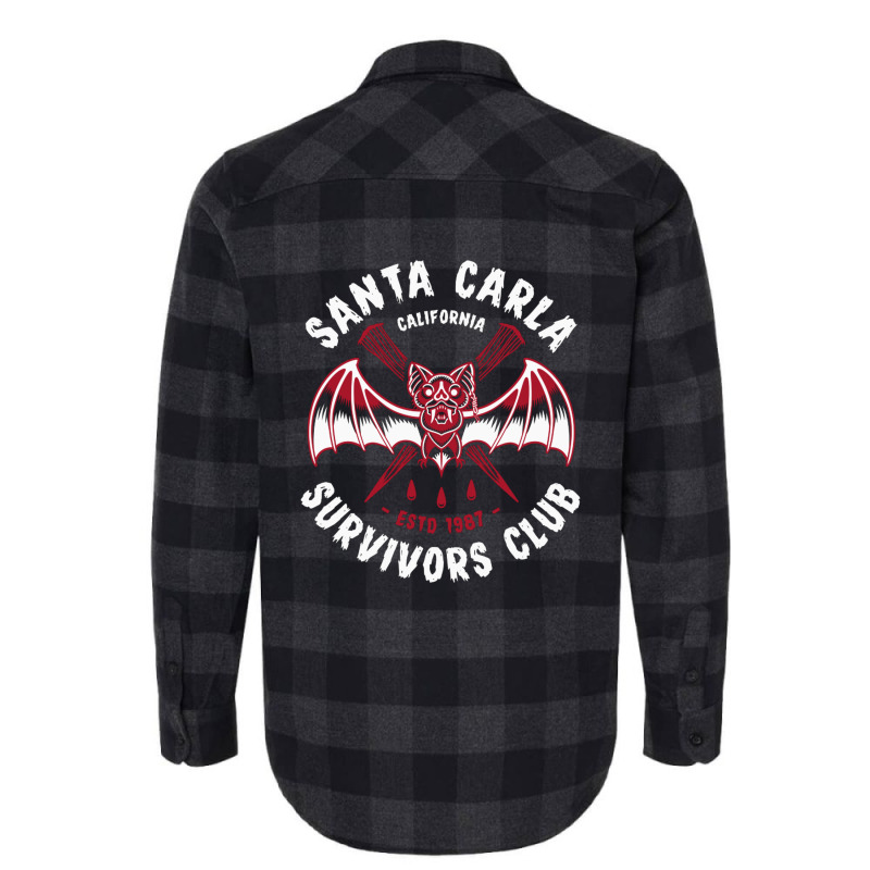 Anta Carla Survivors Club Lost Boys Vampire Flannel Shirt by Doannoki | Artistshot