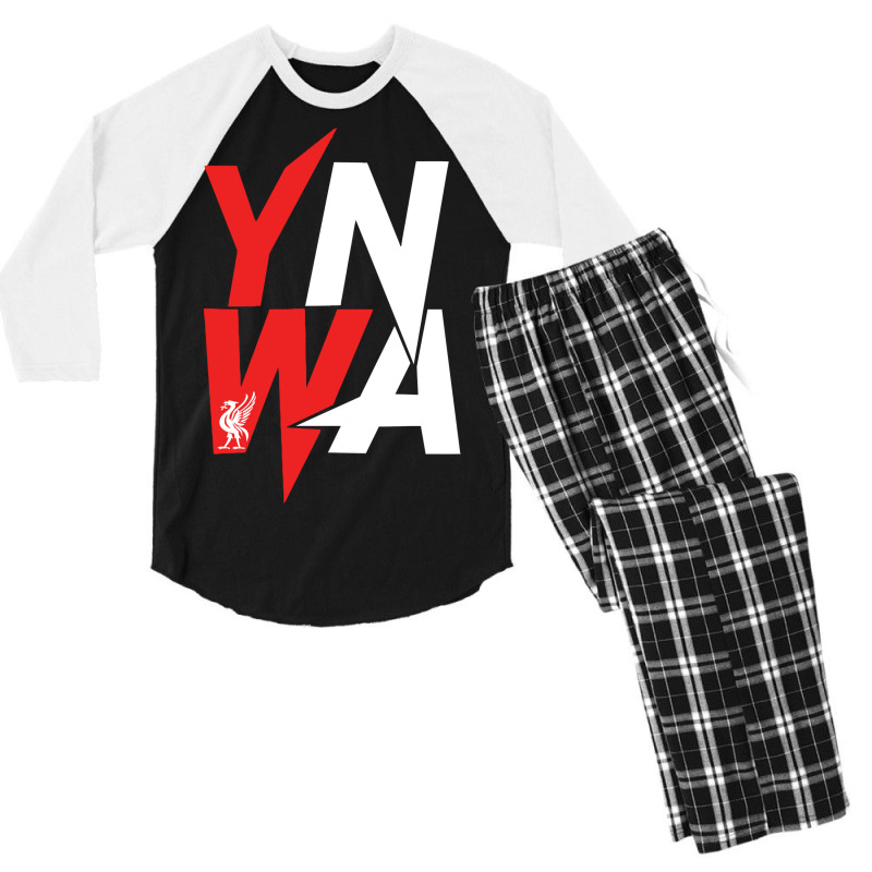 Ynwa Men's 3/4 Sleeve Pajama Set | Artistshot