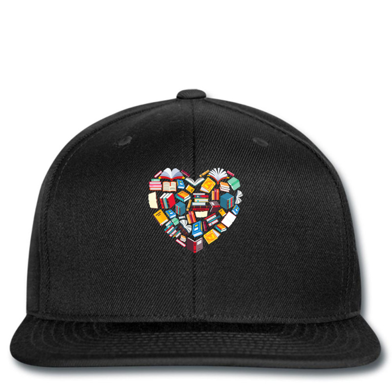 Book Lover Heart Shape Reading Club Librarian Library Printed hat by oatesorlandoi9eepf | Artistshot