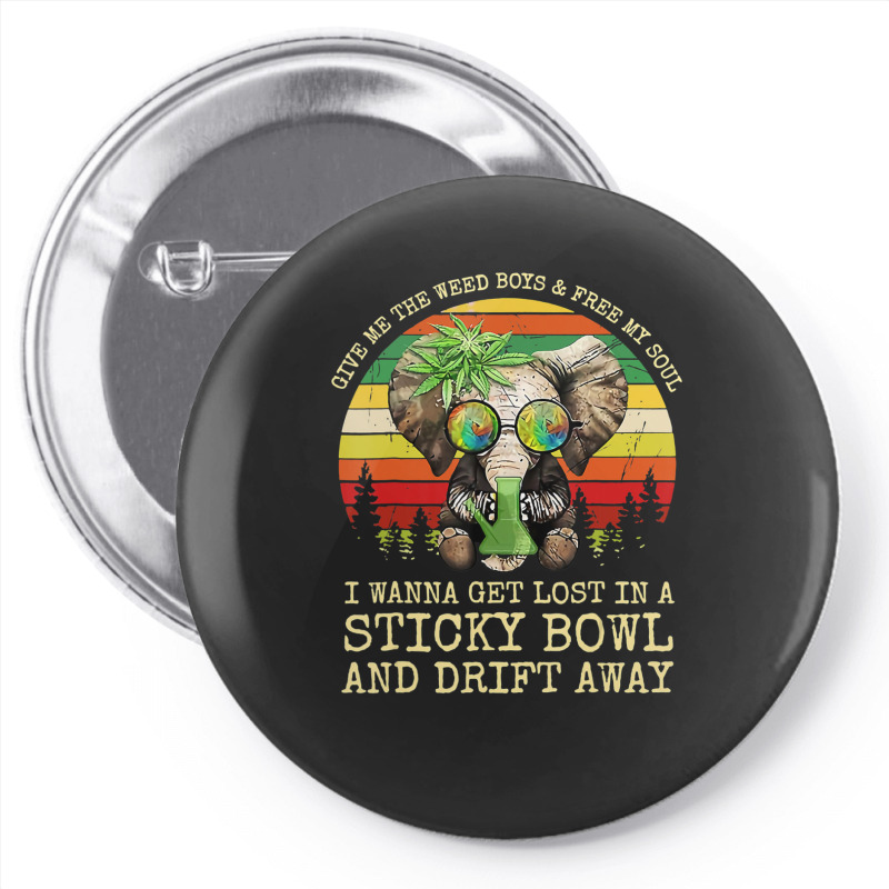 Cool Elephant Smoking Weed Bong Marijuana Cannabis Stoner Pin-back Button | Artistshot