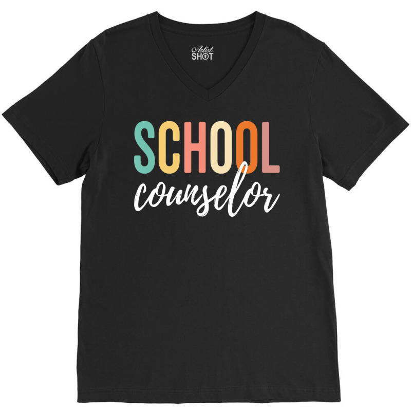 Counseling School Counselor V-neck Tee | Artistshot