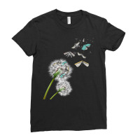 Dandelion Books Reading Ladies Fitted T-shirt | Artistshot