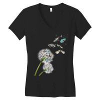 Dandelion Books Reading Women's V-neck T-shirt | Artistshot