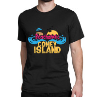 Beachaholic In Coney Island, Usa Classic T-shirt | Artistshot