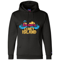 Beachaholic In Coney Island, Usa Champion Hoodie | Artistshot