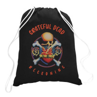 Grateful Skull Flown Drawstring Bags | Artistshot