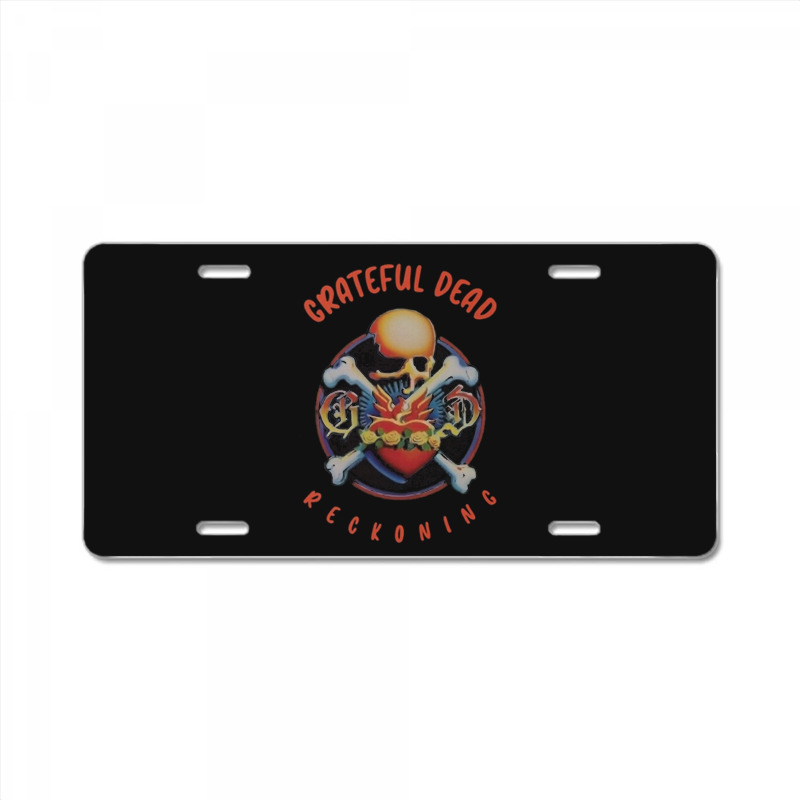 Grateful Skull Flown License Plate | Artistshot