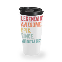 32nd Birthday Legendary Epic Awesome Since November 1990 Travel Mug | Artistshot