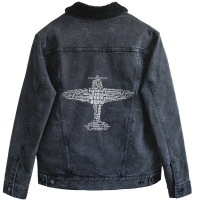 Aviation Phonetic Alphabet Flying Pilot Gift Unisex Sherpa-lined Denim Jacket | Artistshot