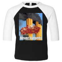 Never Forgetti, Rest In Spaghetti Toddler 3/4 Sleeve Tee | Artistshot