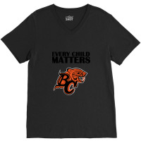 Bc Lions Every Child Matters 2021 Orange Classic V-neck Tee | Artistshot