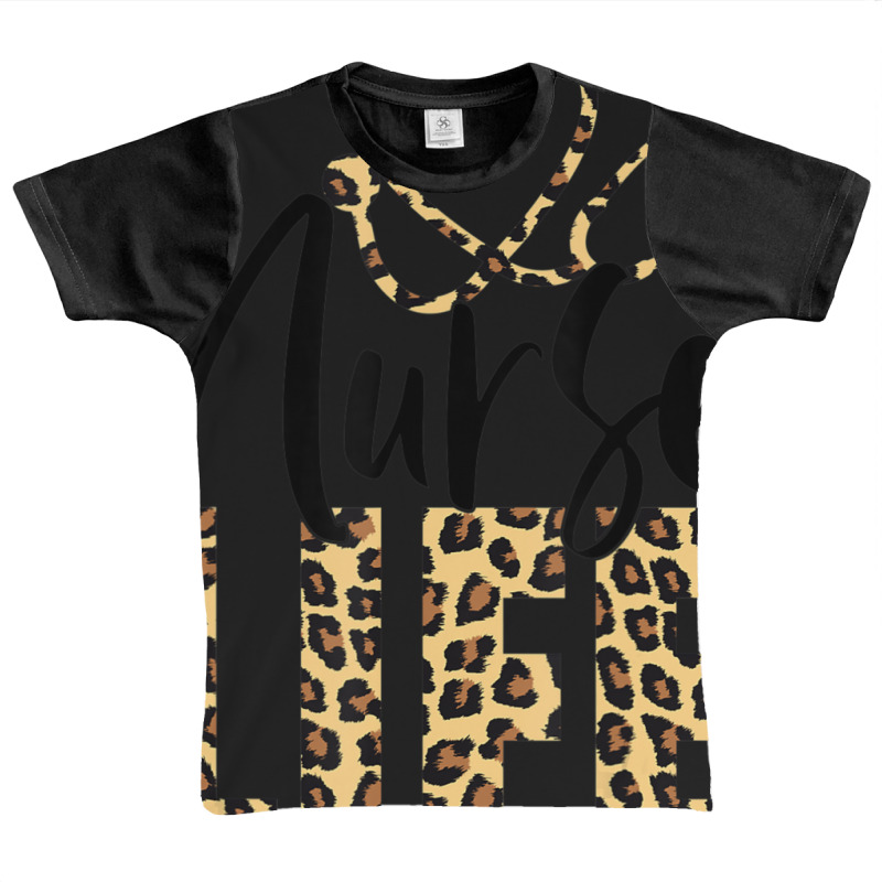 Cute Leopard Nurse Life For Nursing School Nurse Week 2022 Graphic Youth T-shirt | Artistshot