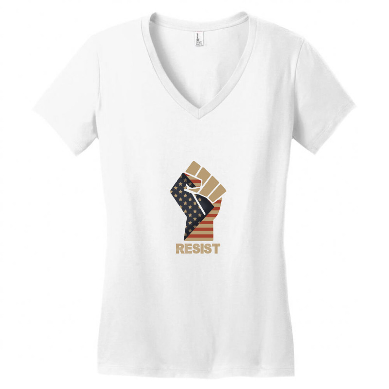Resist Women's V-neck T-shirt | Artistshot