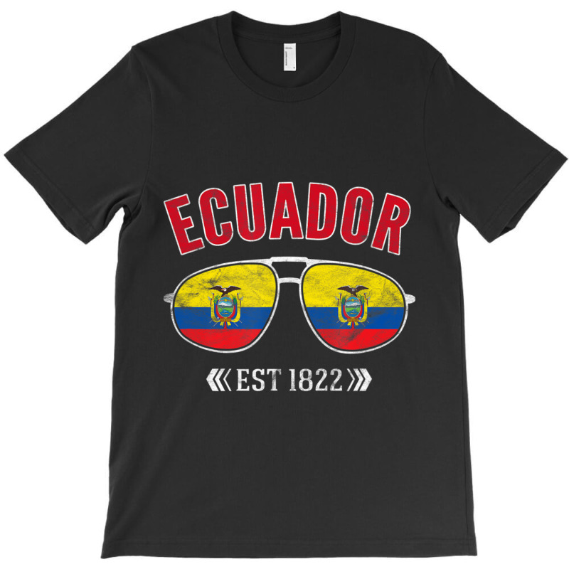 Ecuadorian Flag Sunglasses Ecuador Flag T-Shirt by bummercaught | Artistshot