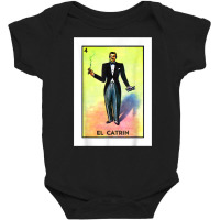 El Catrin Mexican Card Game Funny Mexican Culture Mexican T Shirt Baby Bodysuit | Artistshot