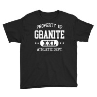 Granite Retro Athletic Property Dept Funny T Shirt Youth Tee | Artistshot