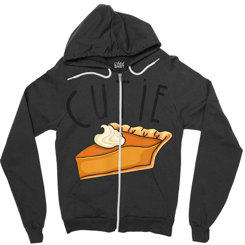 Thanksgiving Cutie Pie Zipper Hoodie | Artistshot