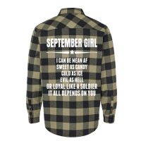 Super September Girl Flannel Shirt | Artistshot