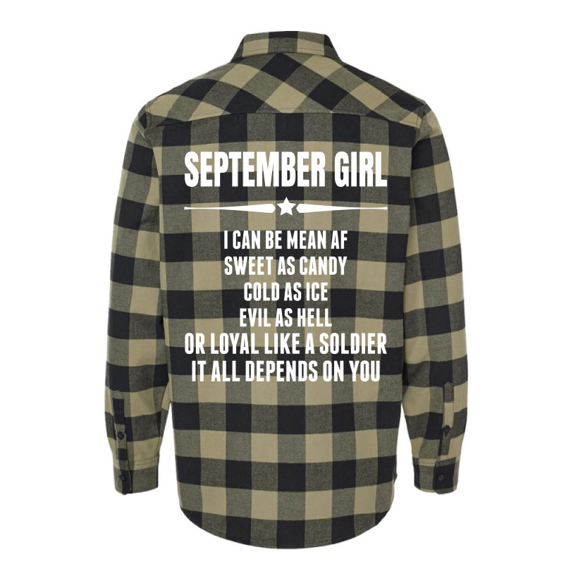 Super September Girl Flannel Shirt | Artistshot