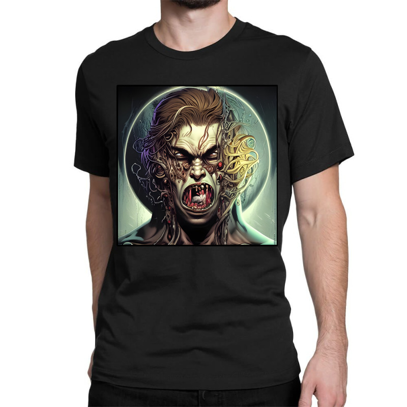 Body Horror Creature %232 Classic T-shirt by greggjvandervor | Artistshot