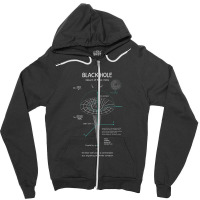 Black Hole Zipper Hoodie | Artistshot