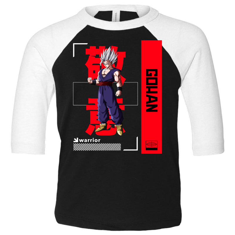 Dragonball Super Gohan X Toddler 3/4 Sleeve Tee by yumgaugeteuda | Artistshot