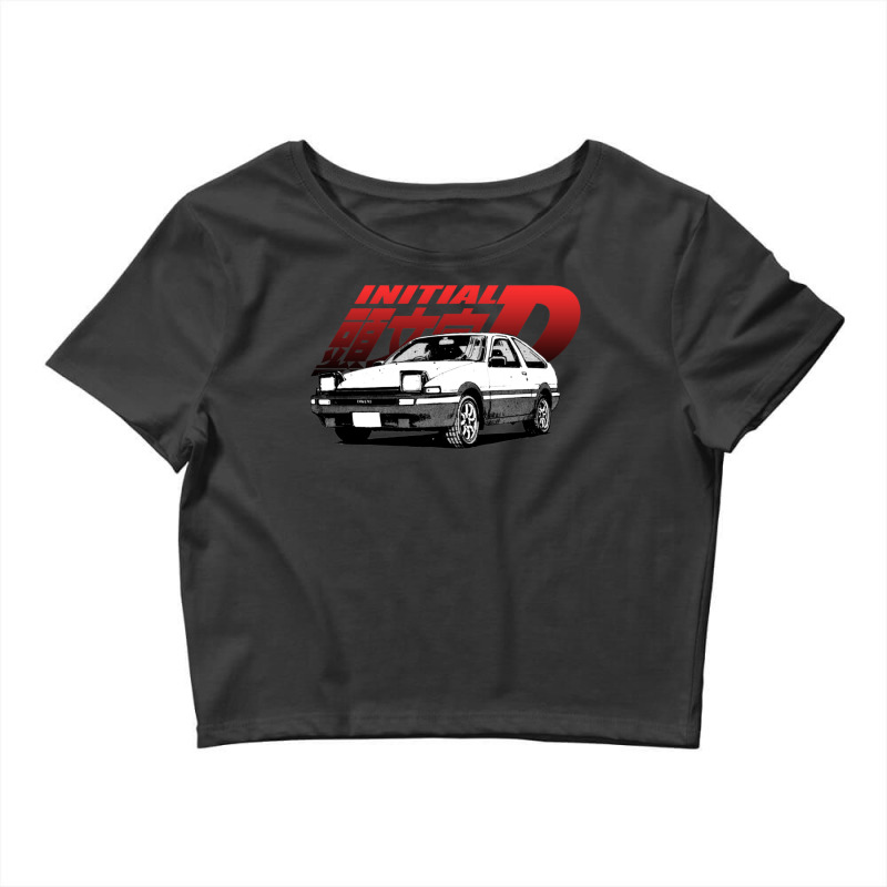 Initial D Manga Ae86 Crop Top by KelliBrimner | Artistshot