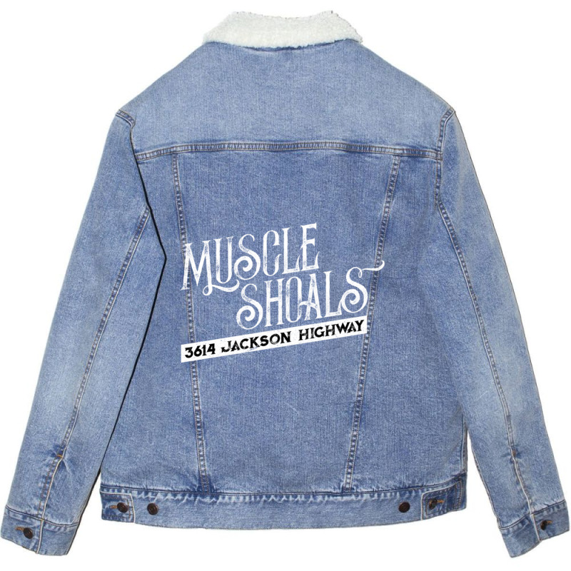 Muscle Shoals Al For Soul Music Fans Unisex Sherpa-lined Denim Jacket | Artistshot