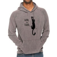 Cat Hang In There Vintage Hoodie | Artistshot