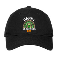 Funny St Patrick's Day Rainbow Adjustable Cap | Artistshot