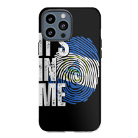 It's In Me Nicaragua Flag Fingerprint Nicaraguan Heritage Tank Top Iphone 13 Pro Max Case | Artistshot