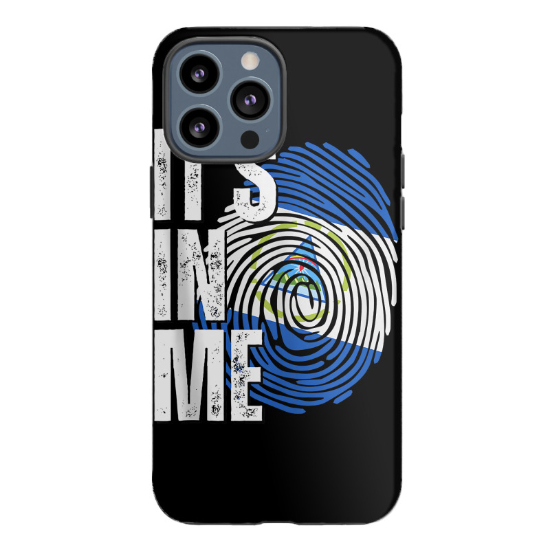 It's In Me Nicaragua Flag Fingerprint Nicaraguan Heritage Tank Top iPhone 13 Pro Max Case by maryannmjra8 | Artistshot