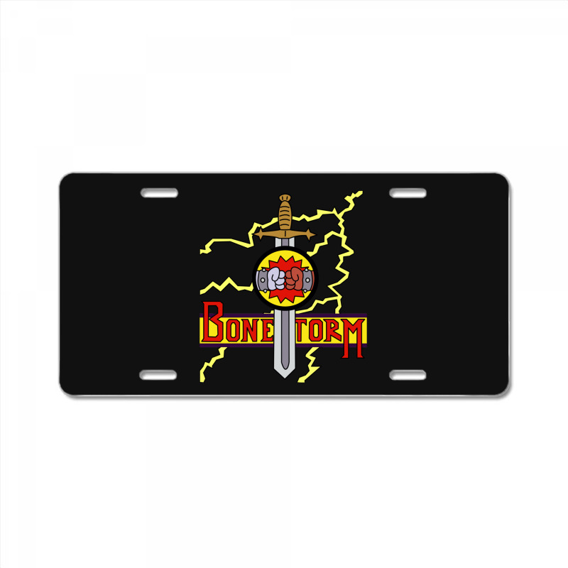 Bonestorm Clear 1 License Plate | Artistshot