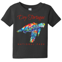 Dry Tortugas National Park Watercolor Sea Turtle Baby Tee | Artistshot