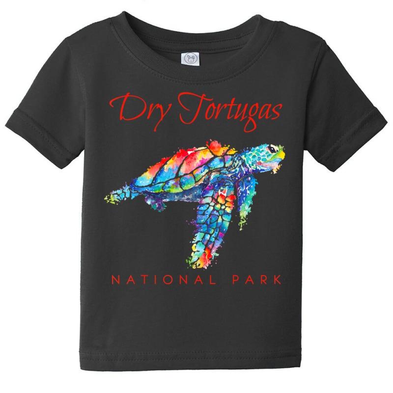 Dry Tortugas National Park Watercolor Sea Turtle Baby Tee by Min06 | Artistshot