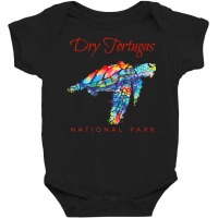 Dry Tortugas National Park Watercolor Sea Turtle Baby Bodysuit | Artistshot