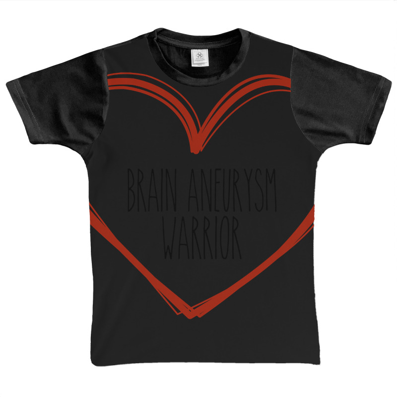 Brain Aneurysm Warrior Heart Support Graphic Youth T-shirt by greggjvandervor | Artistshot