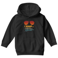 I Want To Ride My Bicycle I Aviator Sunglasses Youth Hoodie | Artistshot