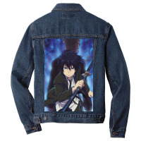 Demon Blue Men Denim Jacket | Artistshot