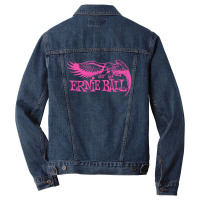 Ernie Ball Best Bass Guitars Pink Men Denim Jacket | Artistshot