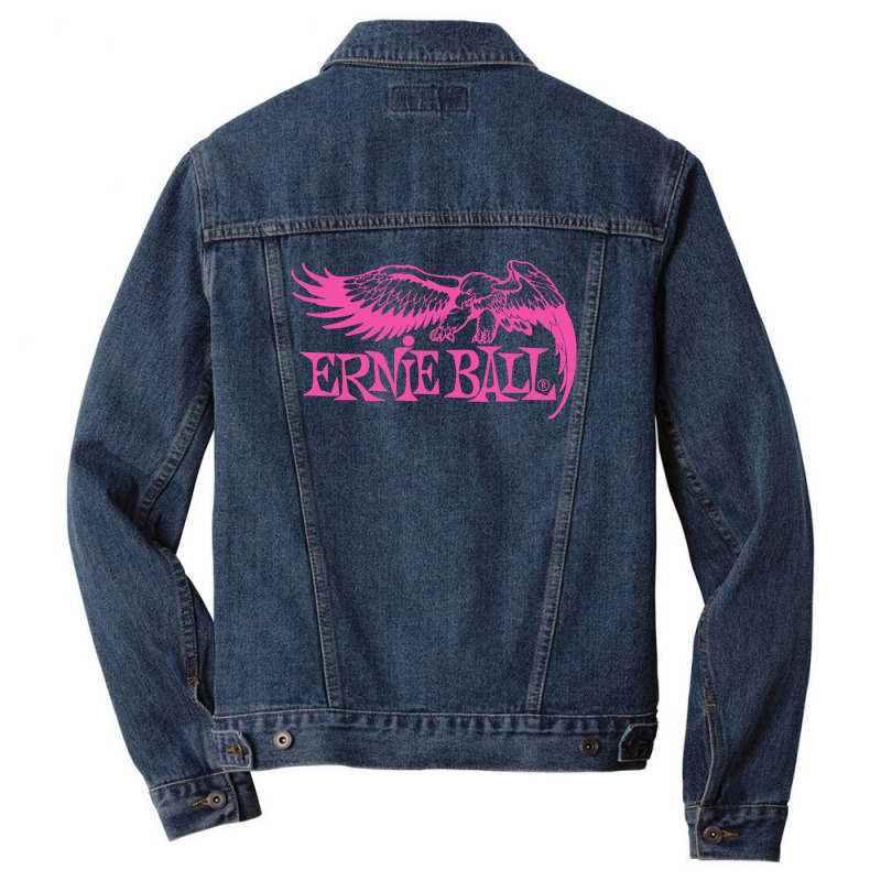 Ernie Ball Best Bass Guitars Pink Men Denim Jacket by rashidhuseinshop | Artistshot