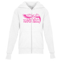 Ernie Ball Best Bass Guitars Pink Youth Zipper Hoodie | Artistshot