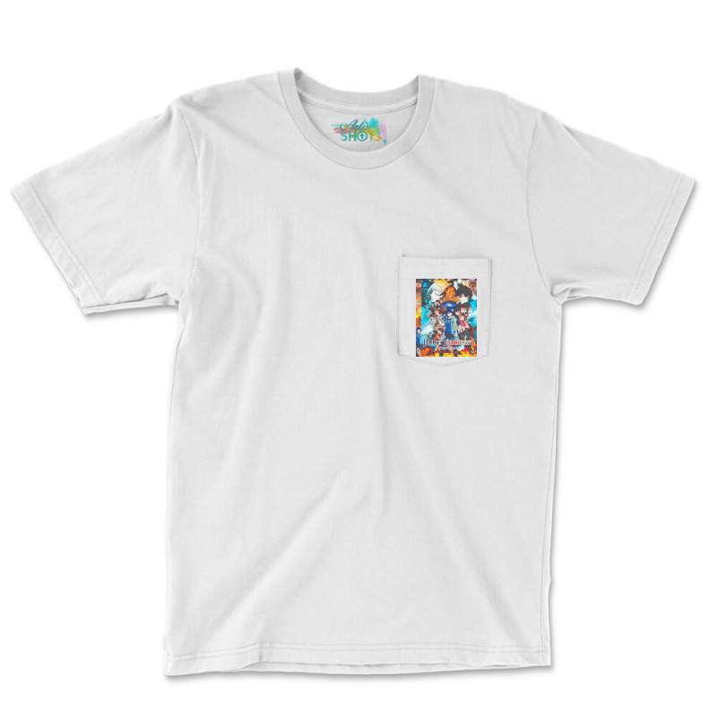 Blue Ex Pocket T-shirt | Artistshot