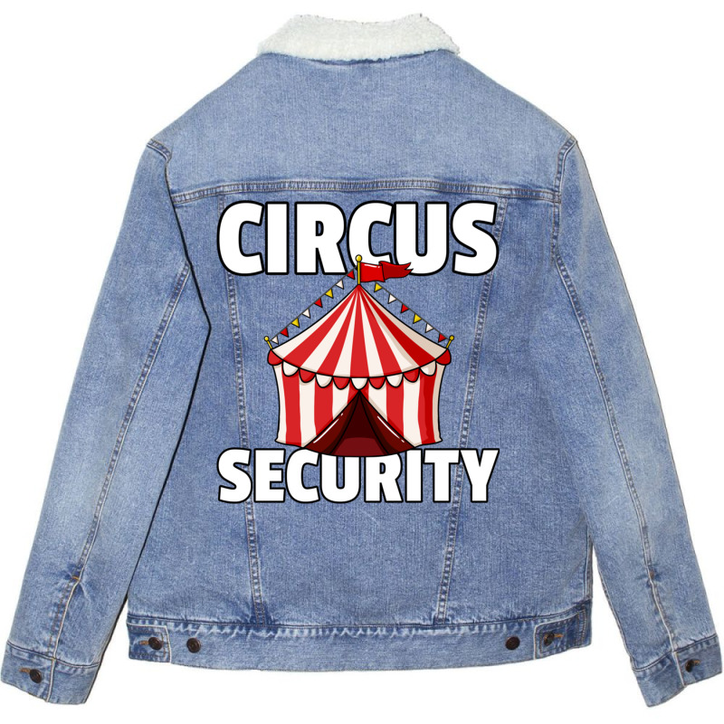 Circus Staff Security Gift Ringmaster Clown Pullover Hoodie Unisex Sherpa-Lined Denim Jacket by AmberAThompson | Artistshot