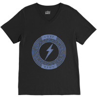 Greek God Zeus Lightning Bolt Symbol Mythology V-neck Tee | Artistshot