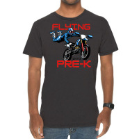 Flying Into Pre-k Pre-kindergarten Kids Dirt Bike (2) Vintage T-shirt | Artistshot