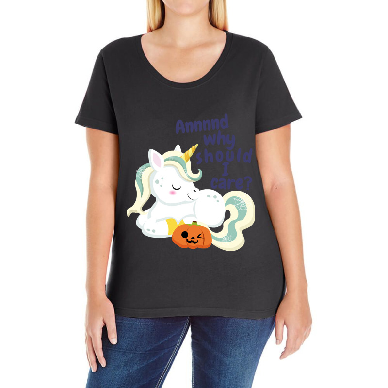 Unicorse-aaq0r Ladies Curvy T-Shirt by Box Bingham | Artistshot